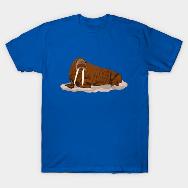 Pacific Walrus T-Shirt by artsandherbs